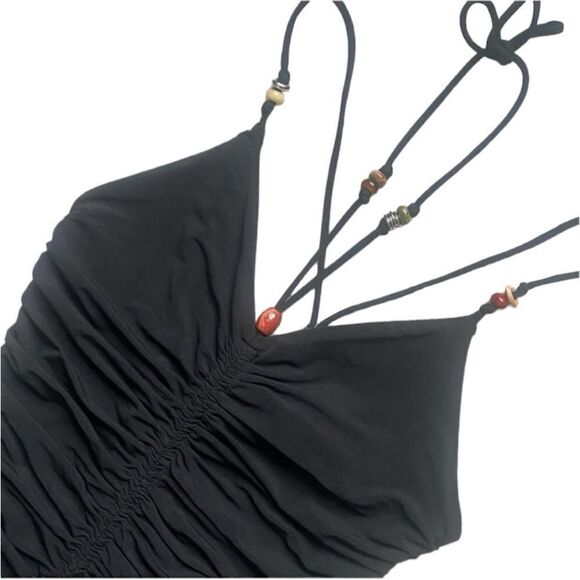 A.L.C NWT Anya Embellished Ruched Stretch-jersey
Mini Dress Black Size Small - Picture 6 of 12